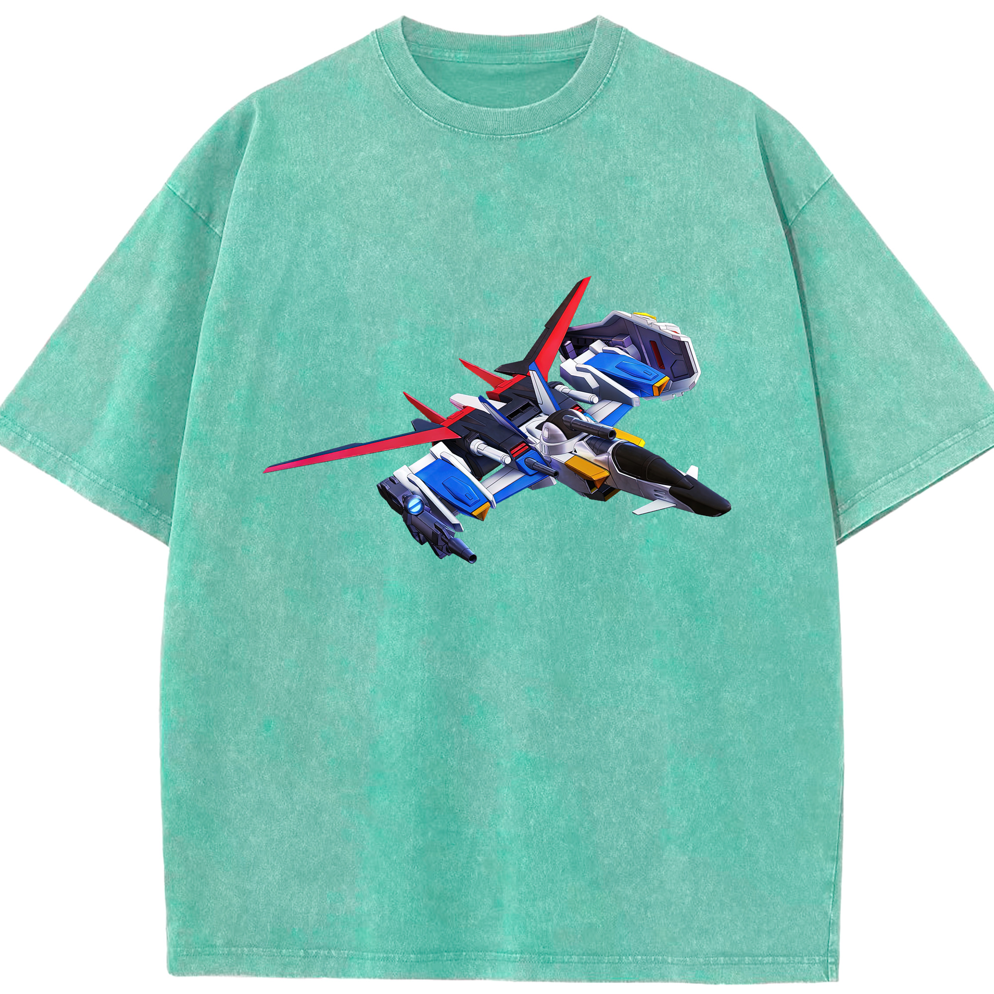 （画像用） 機動戦士ガンダム Mobile Suit Gundam 綿100% ヴィンテージ風 半袖Tシャツ（フロントプリント）